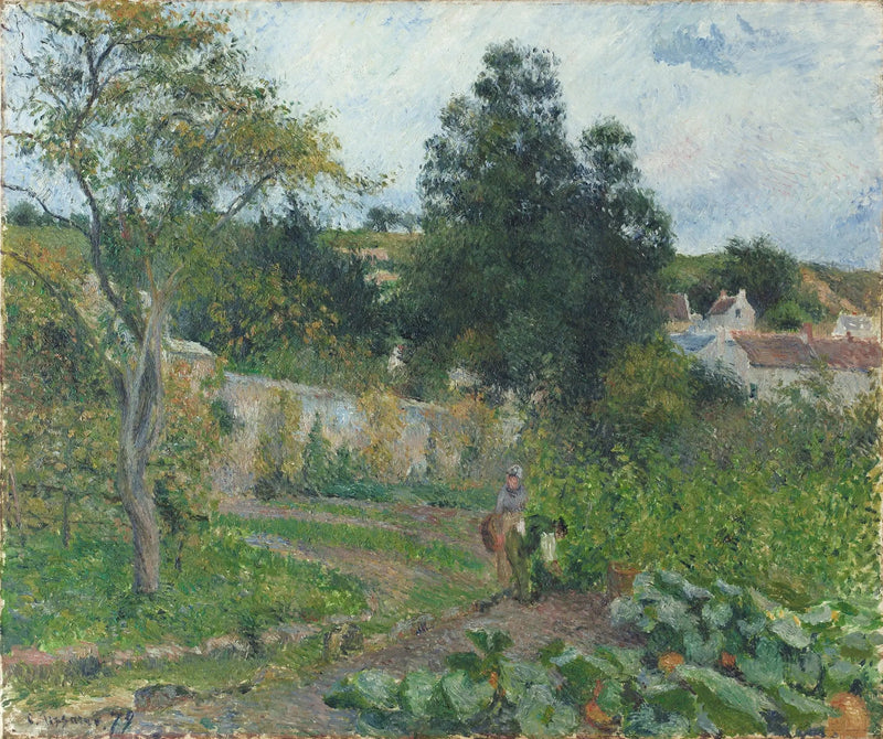 Ermitaj Bahçesi, Pontoise - Camille Pissarro