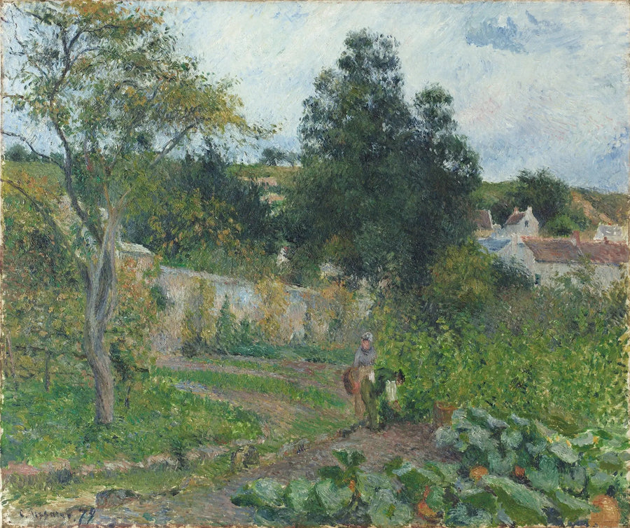 Ermitaj Bahçesi, Pontoise - Camille Pissarro