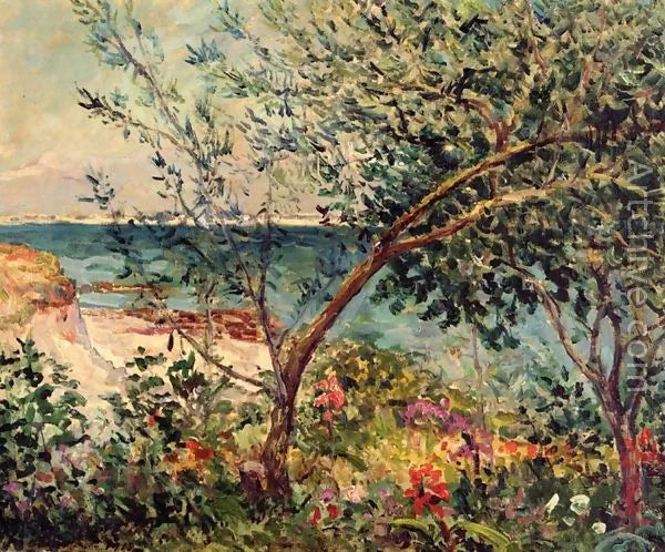 Deniz Kenarında Bahçe - Maxime Maufra
