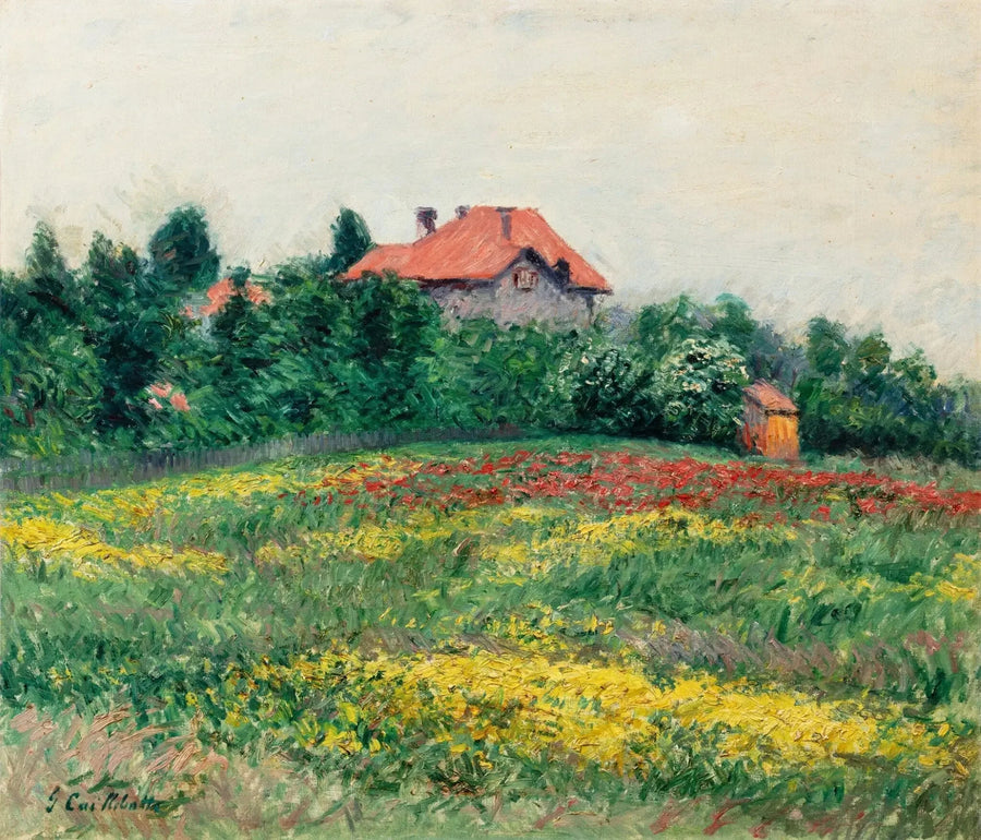 Petit Gennevilliers'deki Vahşi Bahçe - Gustave Caillebotte