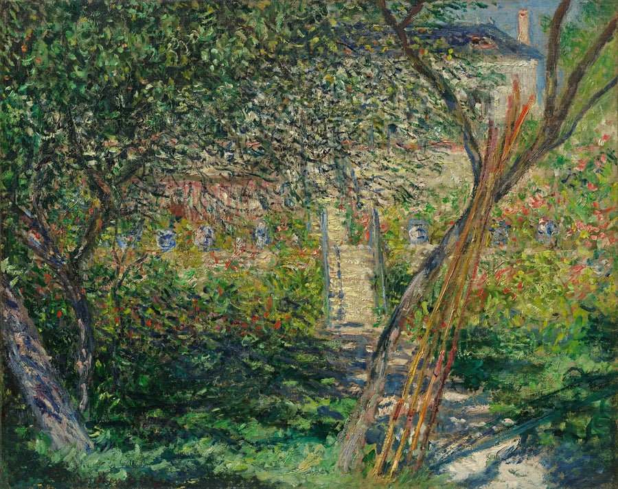 Vétheuil Bahçesi - Claude Monet
