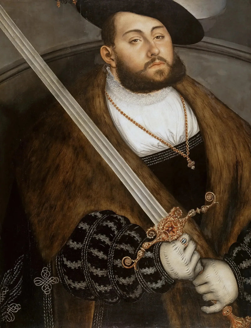 Jean-Frédéric I. Büyük Cömert, Sakson Elector - Lucas Cranach the Elder
