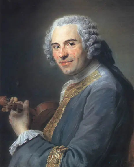 Jean-Joseph Cassanéa de Mondonville (1711-1772), Fransız kemancı ve besteci - Maurice-Quentin de La Tour