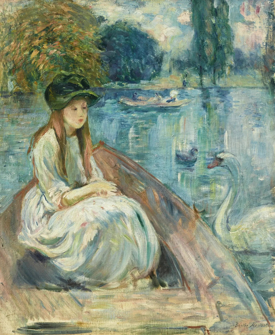 Jeanne Fourmanoir gölde - Berthe Morisot