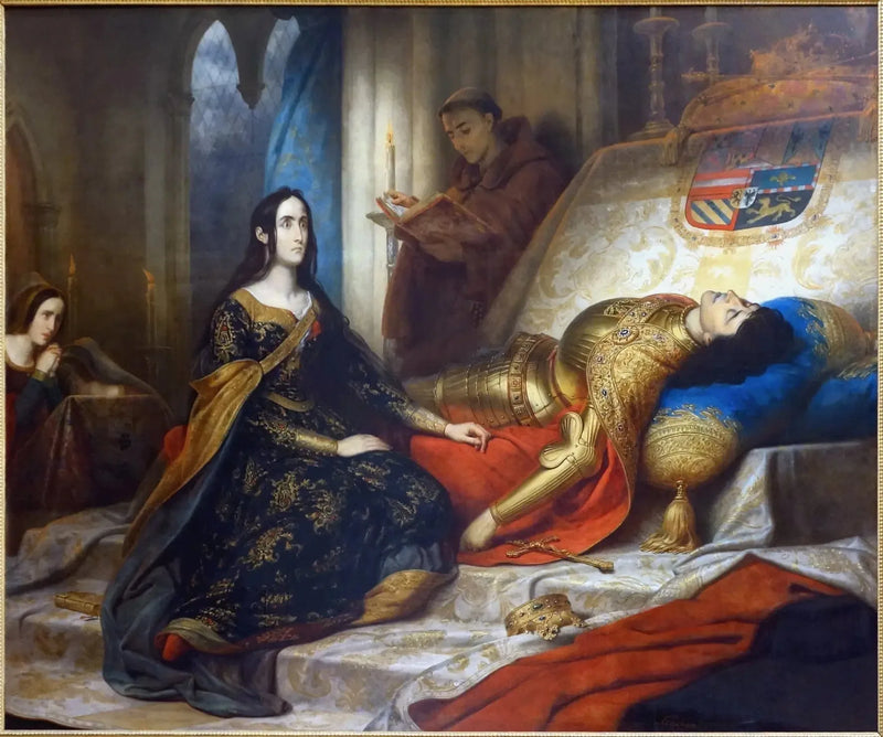 Jeanne la folle Philippe le Beau'nun kocasının dirilişini beklerken - Charles de Steuben
