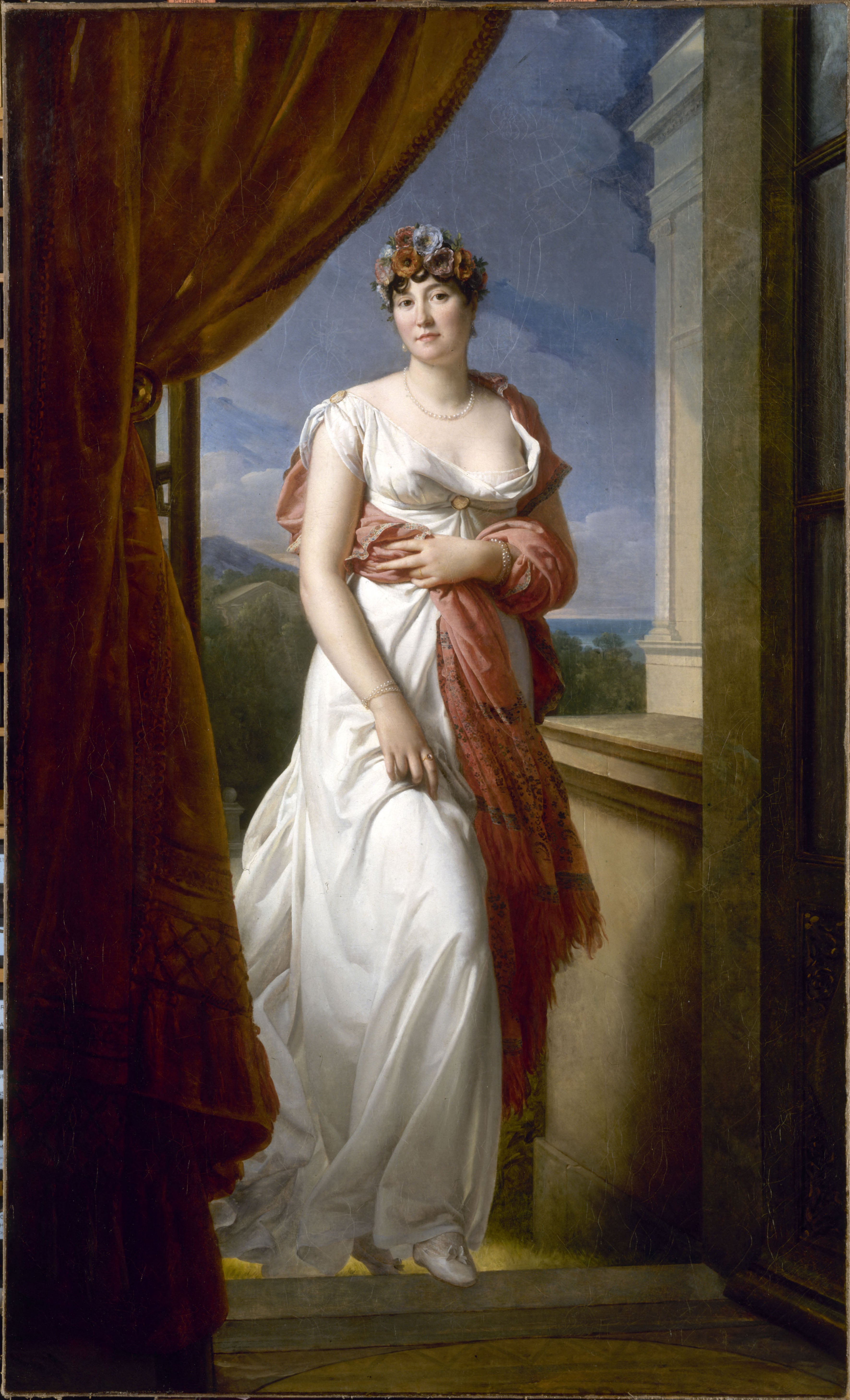 Jeanne-Marie-Thérèse Cabarrus, Madame Tallien, princesse de Caraman-Chimay (1770-1835) - François Gérard