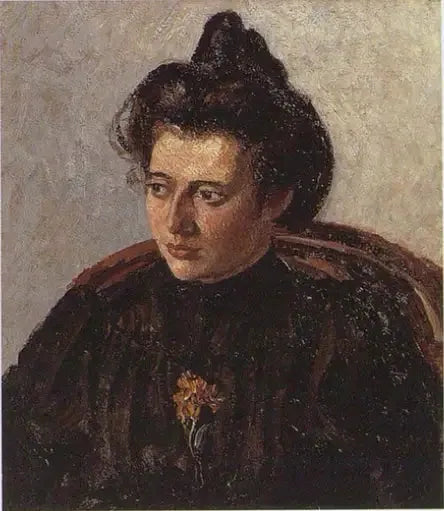Jeanne Pissarro, topuzlu Cocotte - Camille Pissarro