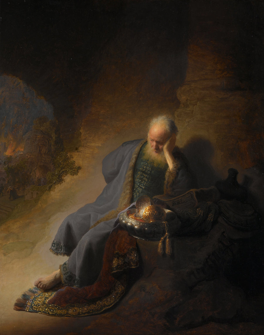 Yeruşalim'in Yıkımını Ağlayan Jérémie - Rembrandt