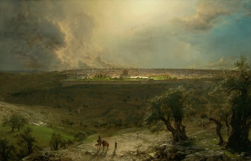 Zeytin Dağı'ndan Kudüs - Frederic Edwin Church
