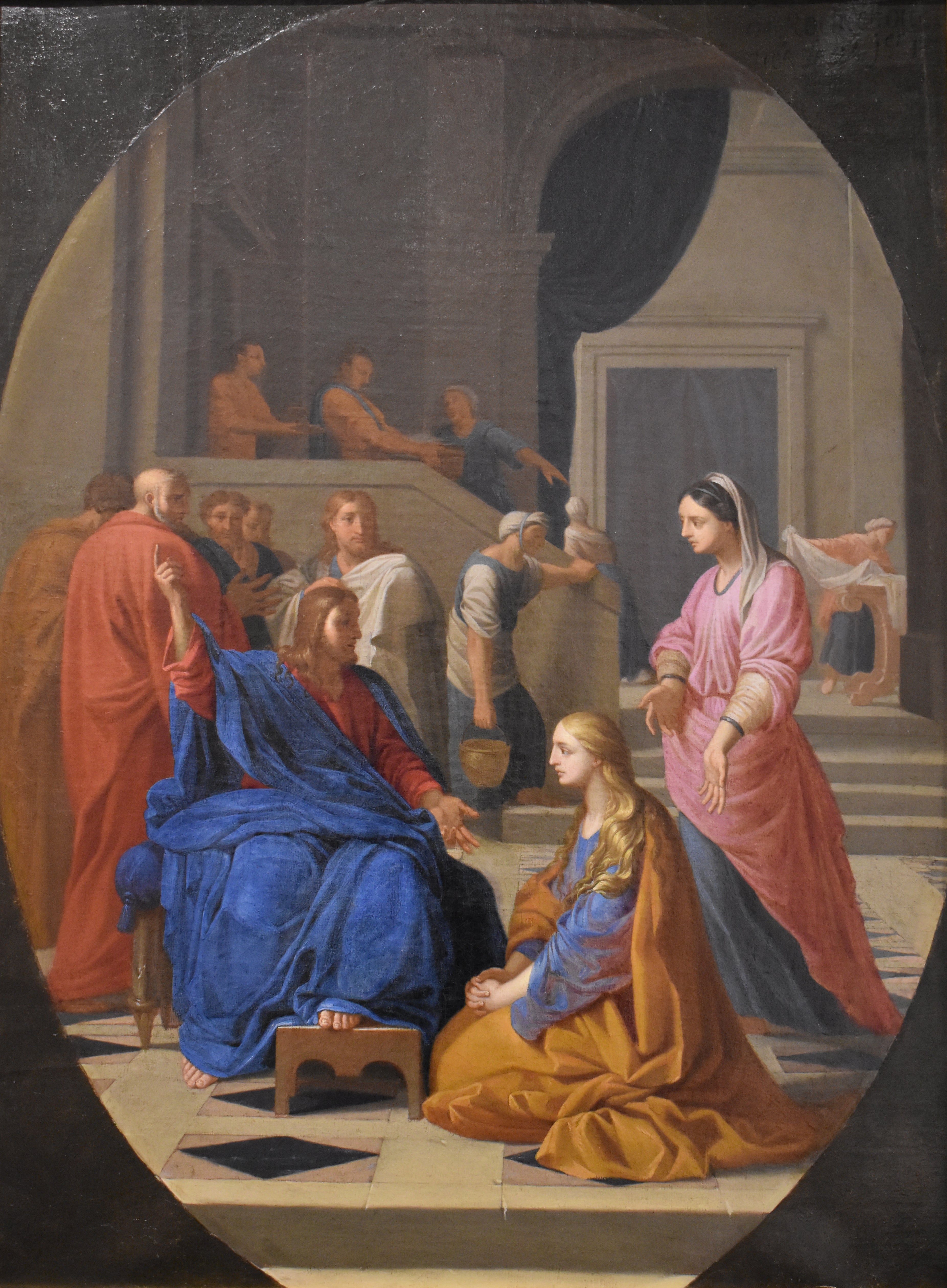 Jésus chez Marthe et Marie - Eustache Le Sueur - Alpha Reproduction