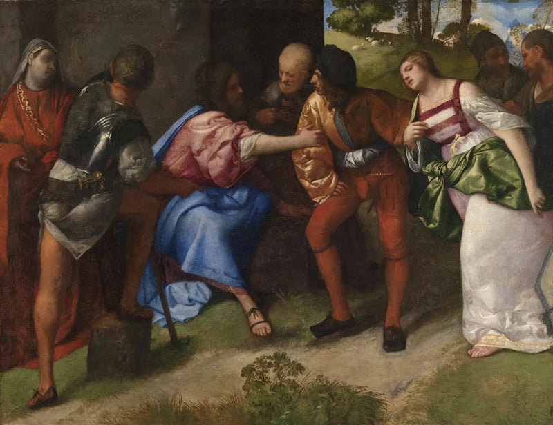 İsa ve Günahkar Kadın - Titian