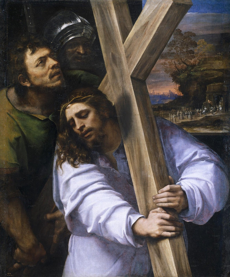 İsa Haç Taşıyan - Sebastiano del Piombo