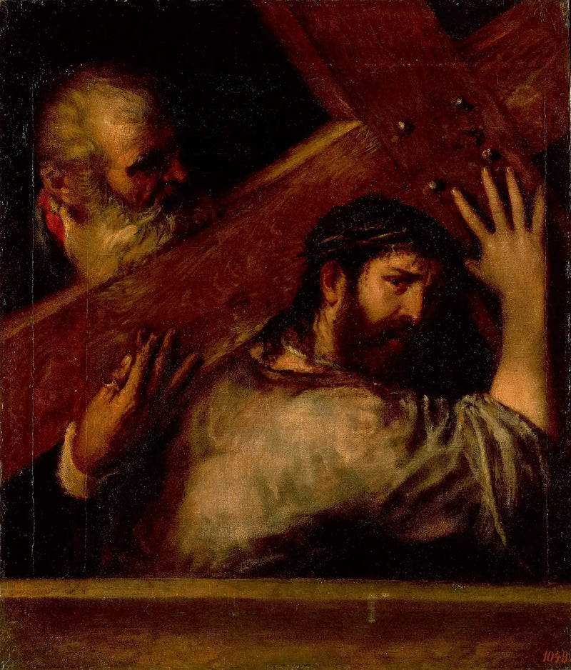 İsa Haçı Taşıyor - Titian