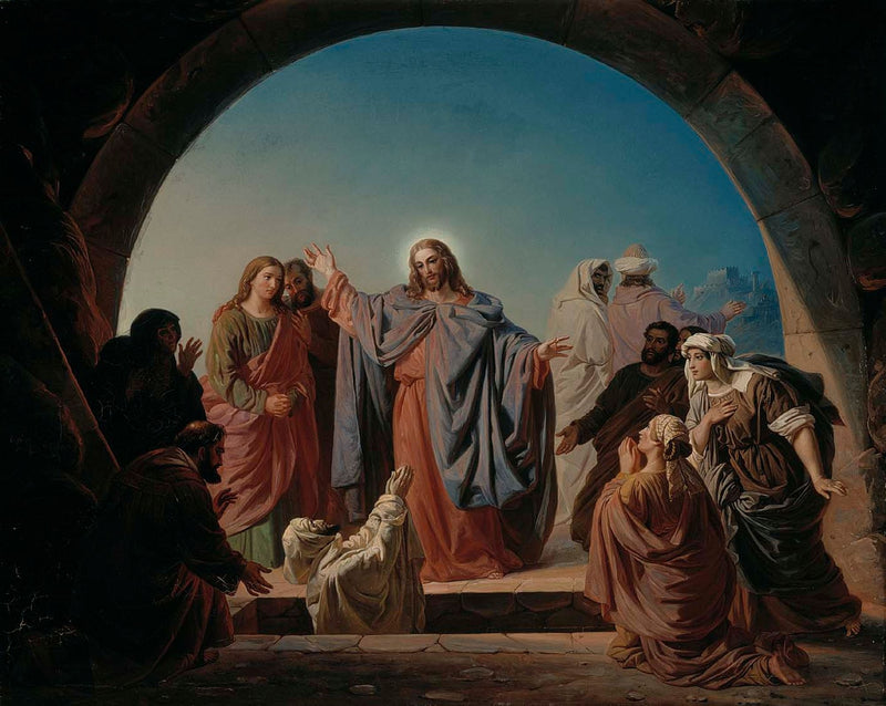 Jésus ressuscite Lazare - Robert Wilhelm Ekman