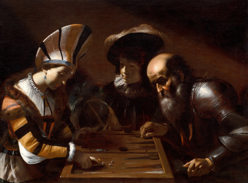 Backgammon Takımı - Mattia Preti