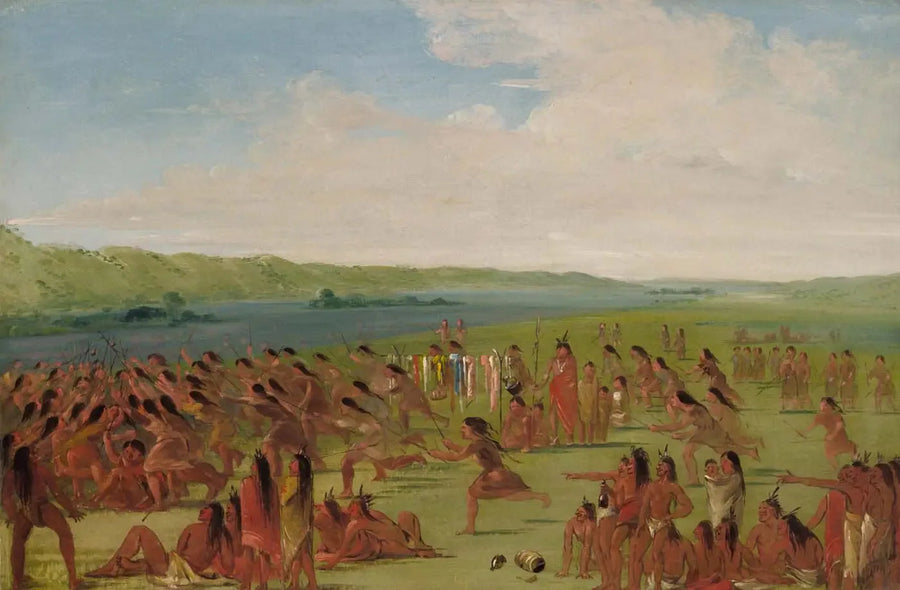 Kadınlar için Top Seti, Prairie du Chien - George Catlin