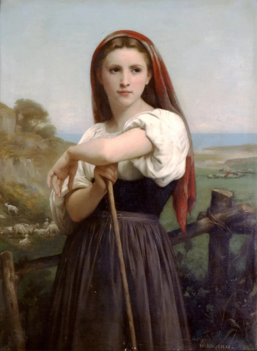 Genç Çoban Kızı - Bouguereau