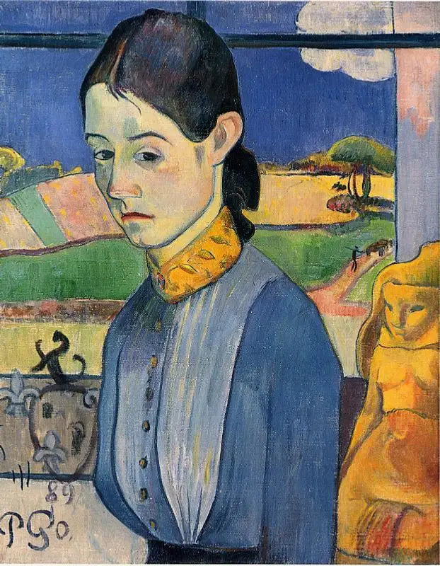 Jeune Bretonne - Paul Gauguin - Alpha Reproduction
