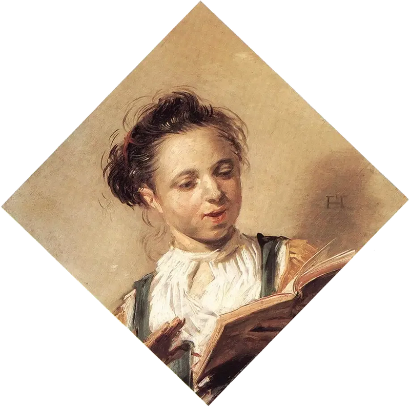 Genç şarkıcı - Frans Hals