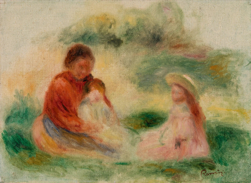 Genç Aile (Genç Aile) - Pierre-Auguste Renoir