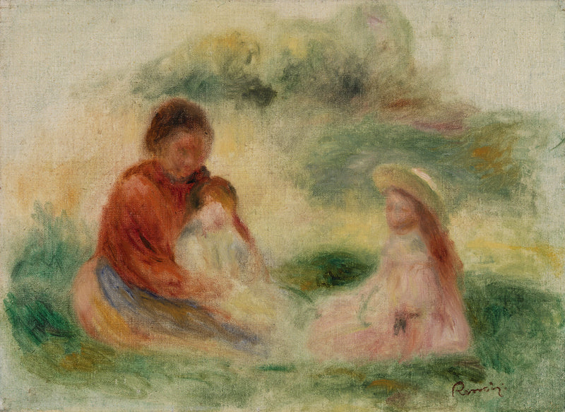 Genç Aile (Genç Aile) - Pierre-Auguste Renoir