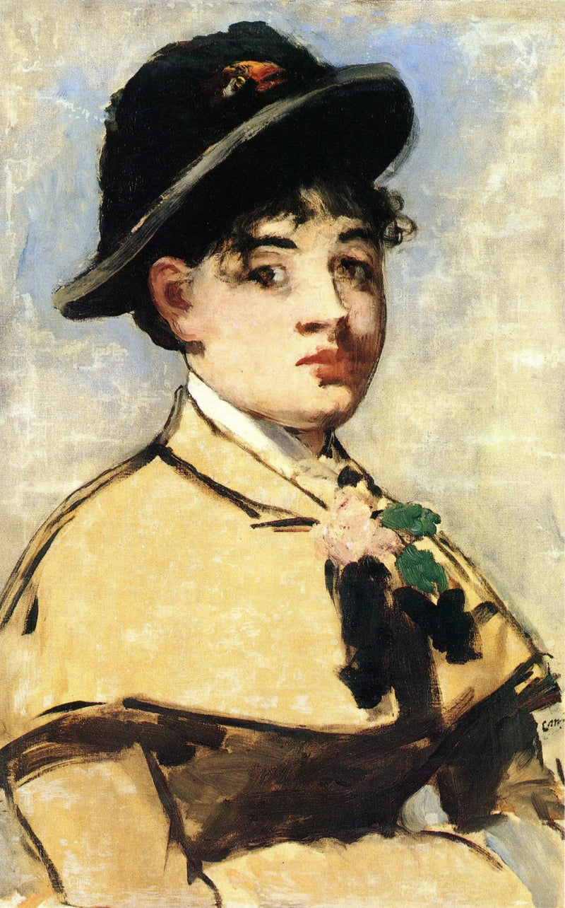 Pelerinli Genç Kadın - Édouard Manet