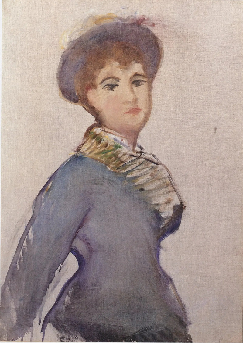 Yarım vücut genç kadın - Édouard Manet