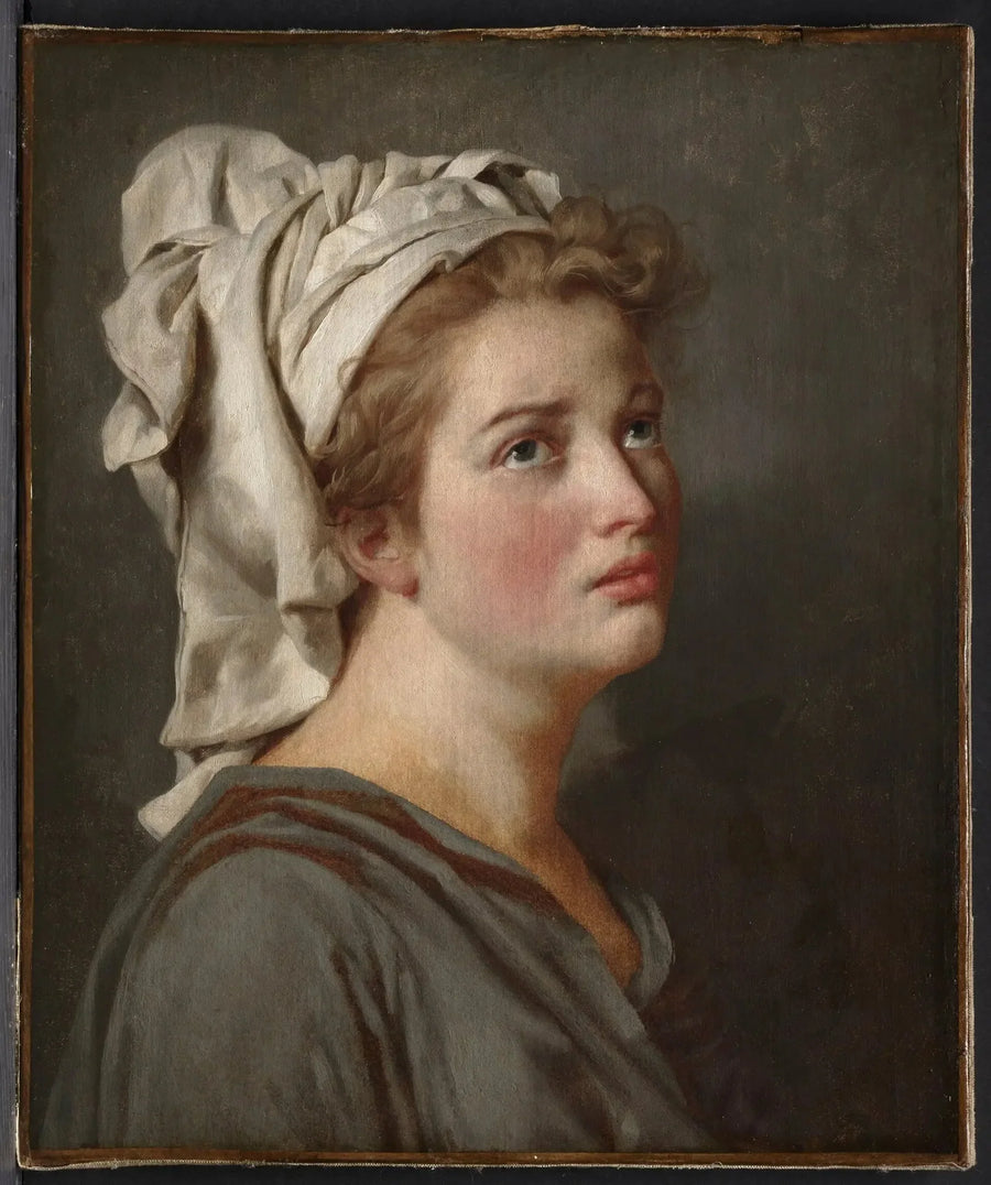 Türbanlı Genç Kadın - Jacques-Louis David