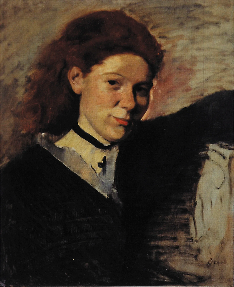 Genç Kadın Portresi - Edgar Degas
