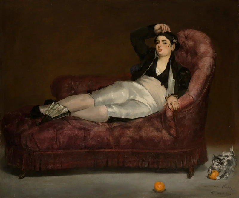 İspanyol kostümü giymiş Genç Kadın Yatarak - Édouard Manet