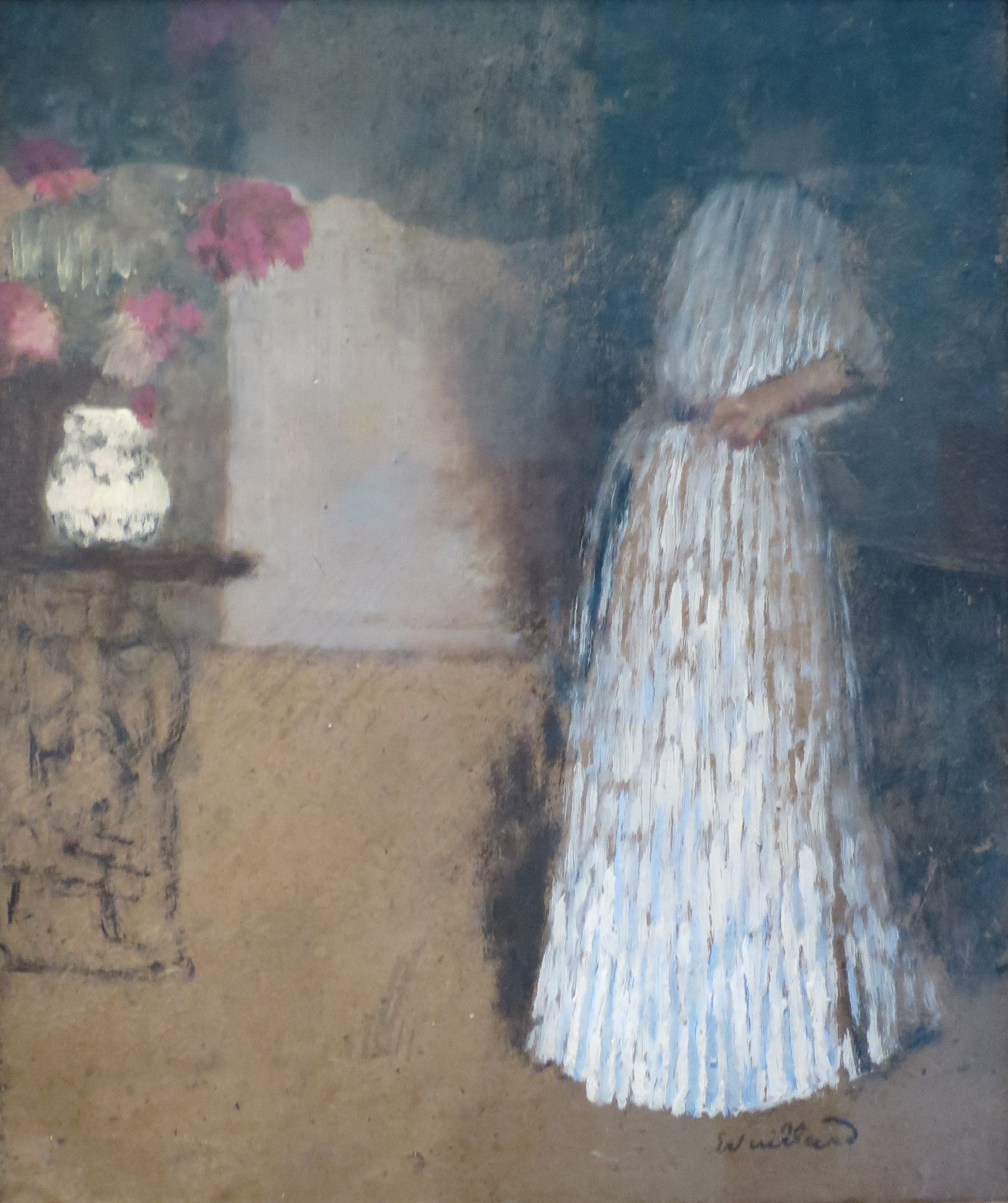 Jeune femme dans une pièce - Édouard Vuillard