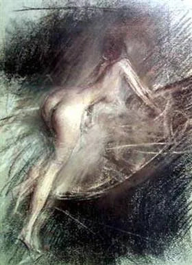 Genç kadın banyo yaparken - Giovanni Boldini