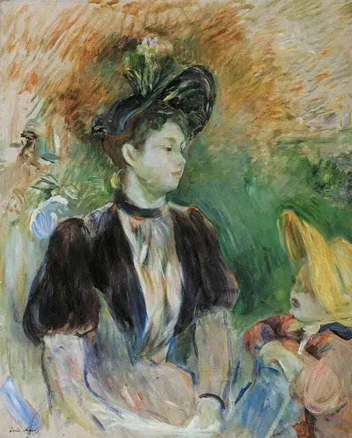 Genç kadın ve çocuk - Berthe Morisot