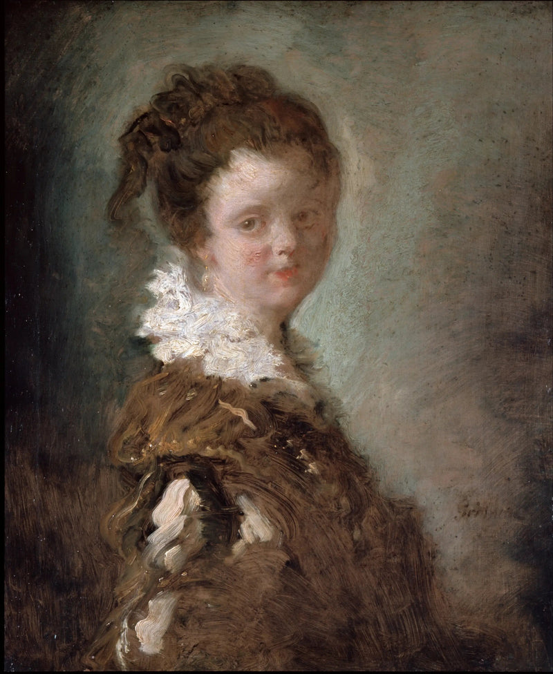 Genç kadın - Jean-Honoré Fragonard