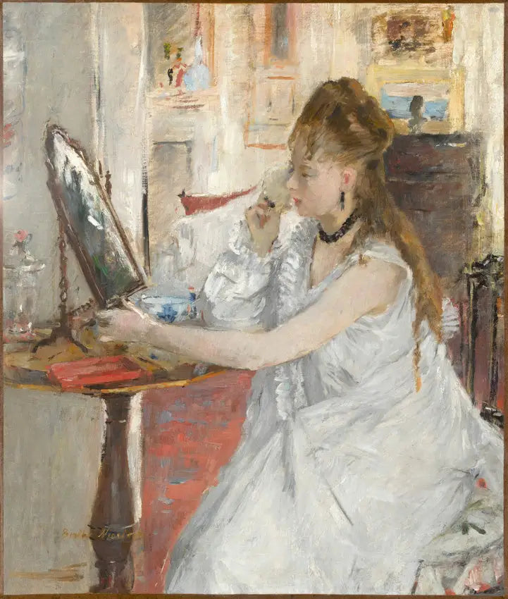 Pudra Sürten Genç Kadın - Berthe Morisot