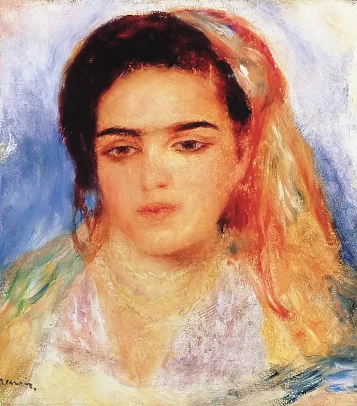 Cezayirli Genç Kız - Pierre-Auguste Renoir