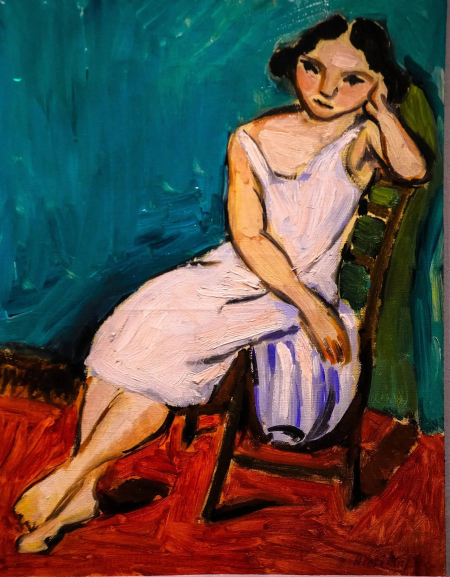 Oturan Genç Kız - Henri Matisse