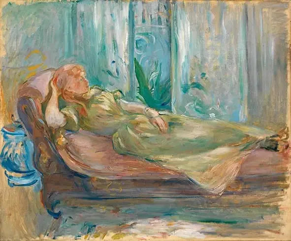 Divanda Genç Kız - Berthe Morisot