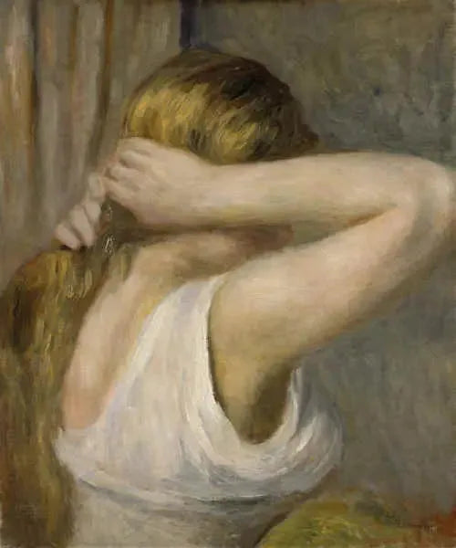 Kolları Havada Genç Kız - Pierre-Auguste Renoir