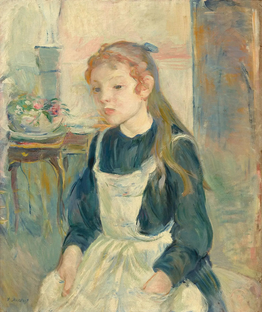 Önlüklü Genç Kız - Berthe Morisot
