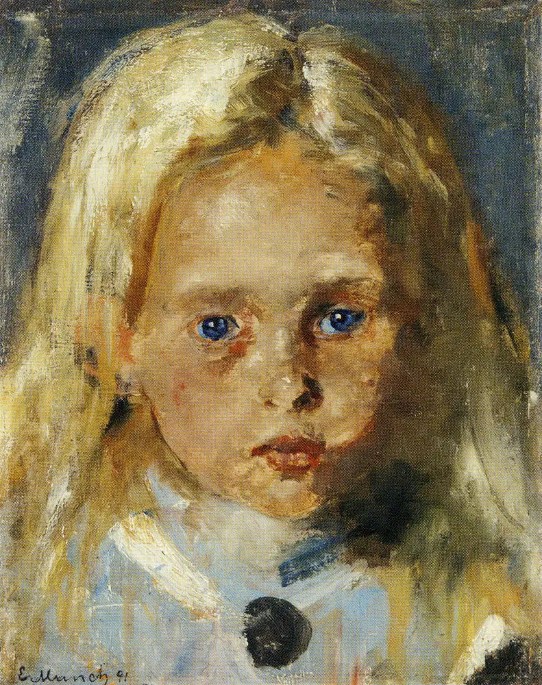 Sarışın Genç Kız - Edvard Munch