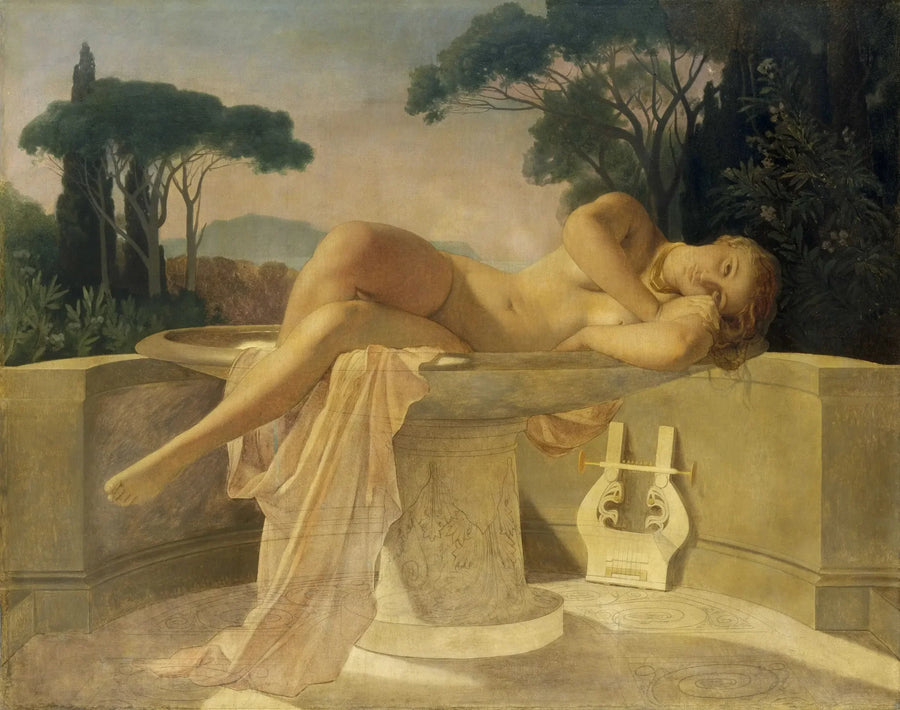 Genç Kız Vazosunda - Paul Delaroche