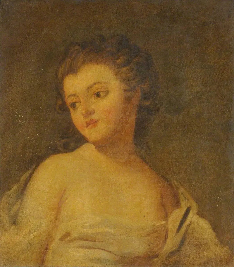 Genç kız, bir elbise içinde sarılmış - Joshua Reynolds