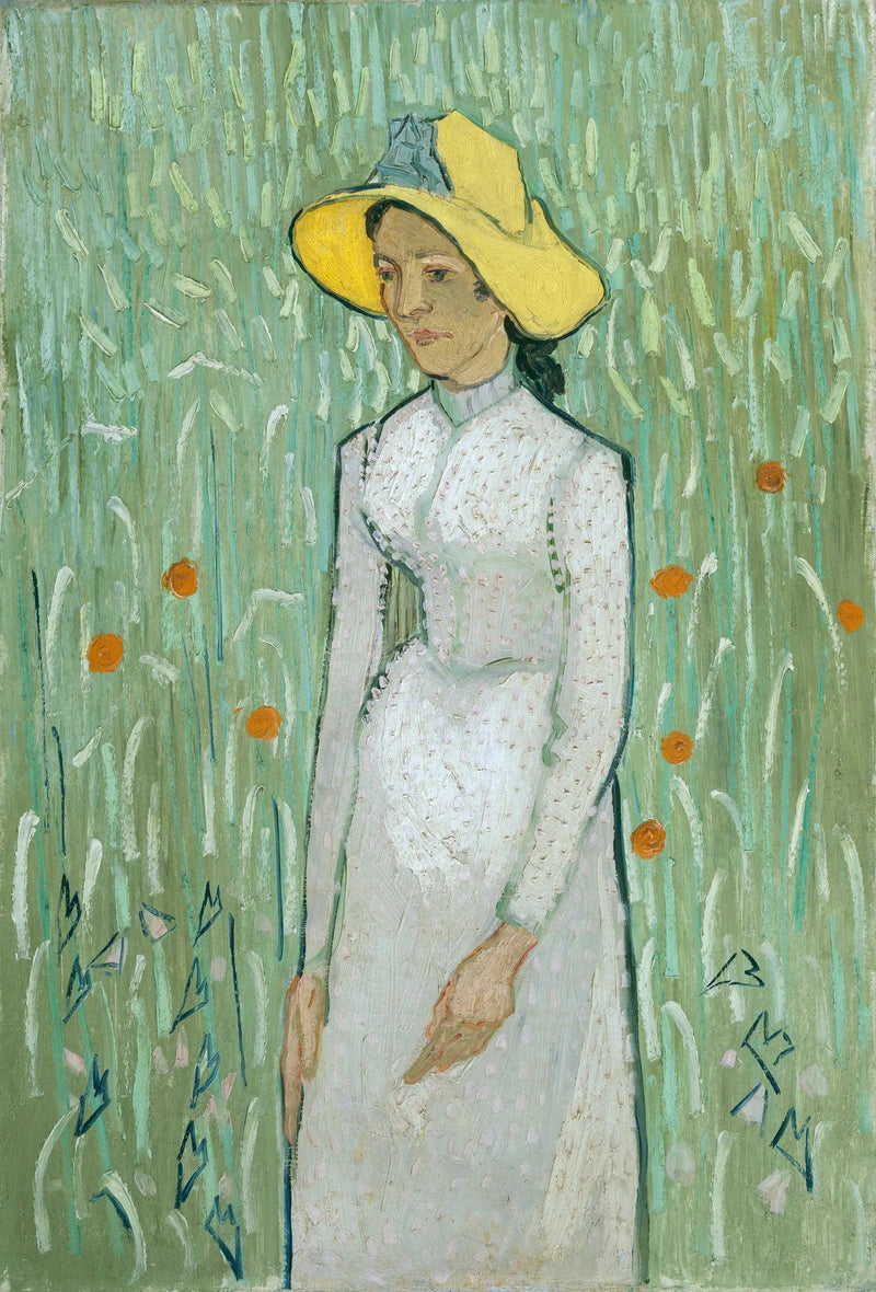 Beyaz Elbise Giymiş Genç Kız - Vincent van Gogh