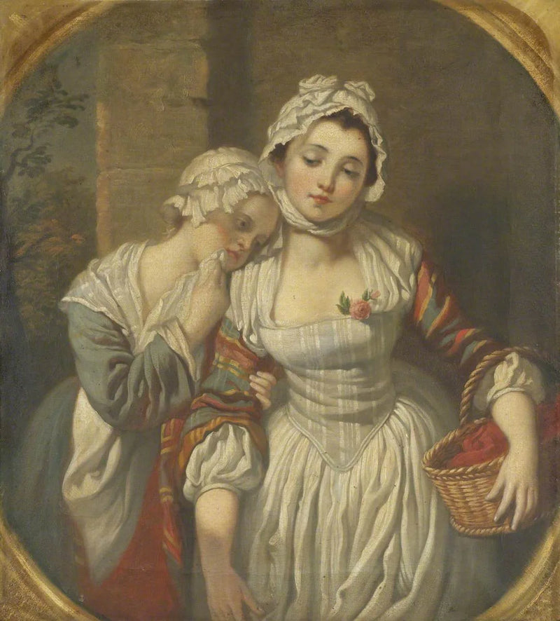 Genç Kız ve Hizmetçisi - Jean-Baptiste Greuze