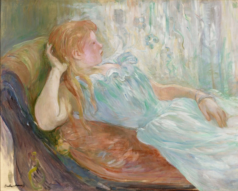 Uzun Yatan Genç Kız - Berthe Morisot