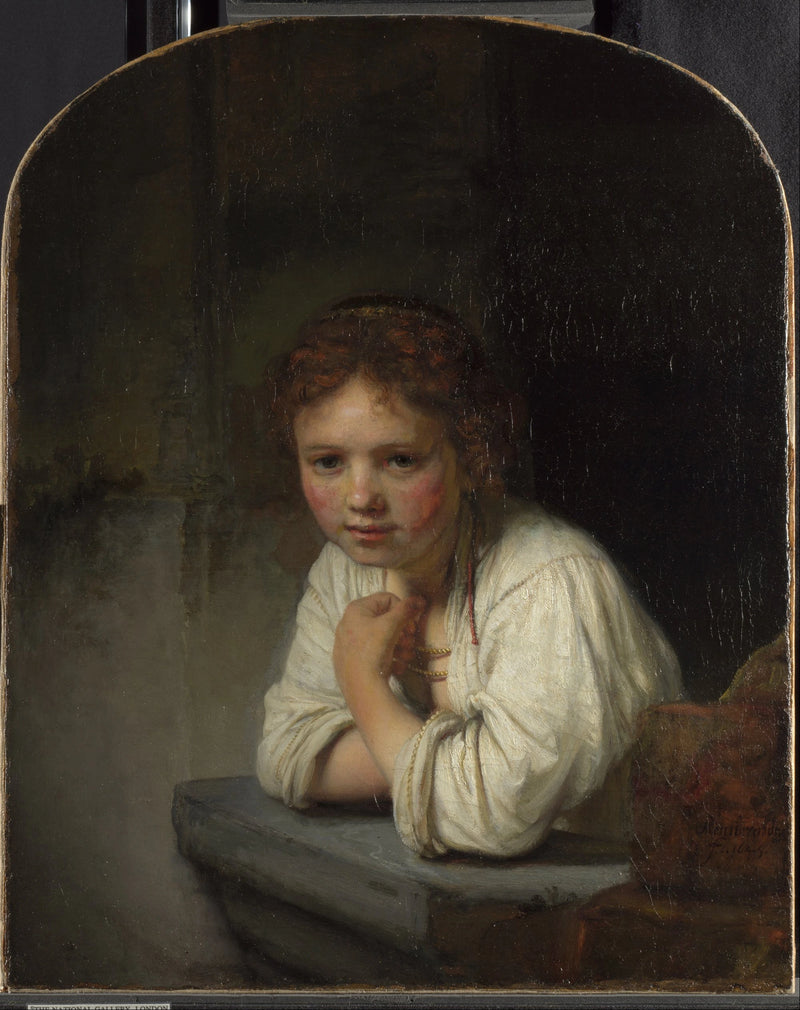 Genç Bir Kız Portresi - Rembrandt