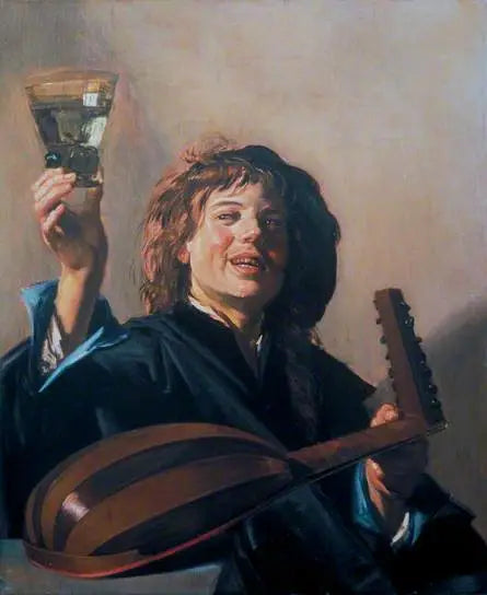 Genç oğlan bir bardak ve lut ile - Frans Hals