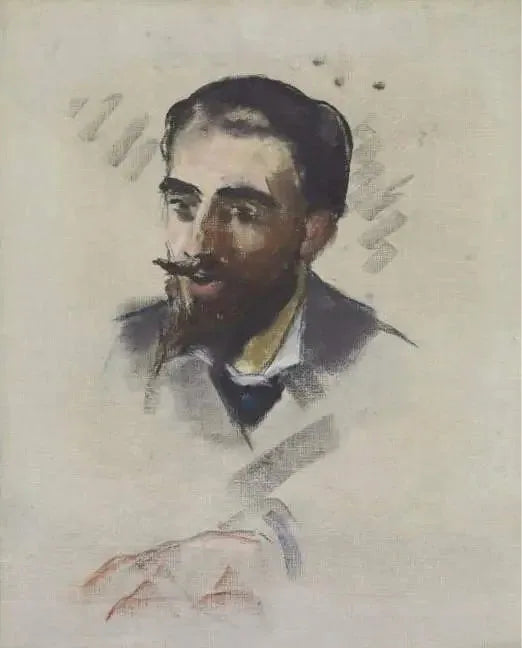 Sarışın Sakallı Genç Adam - Édouard Manet