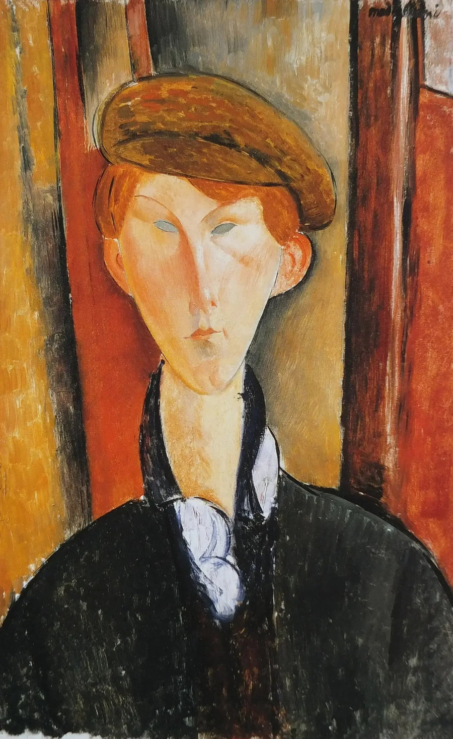 Şapkalı Genç Adam - Amedeo Modigliani